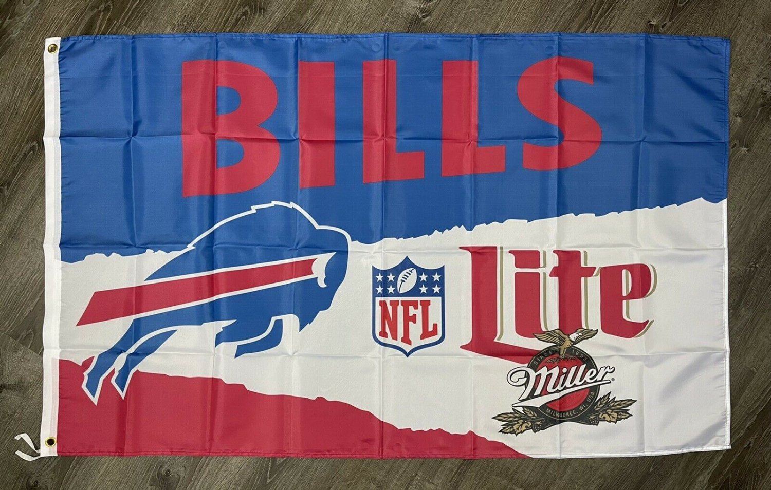 Buffalo Bills Flag-3x5FT NFL Buffalo Bills Banners -100% polyester-Str -  flagsshop