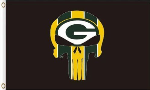 Green Bay Packers Black Flag 3x5ft Banner Polyester American Football  packers096