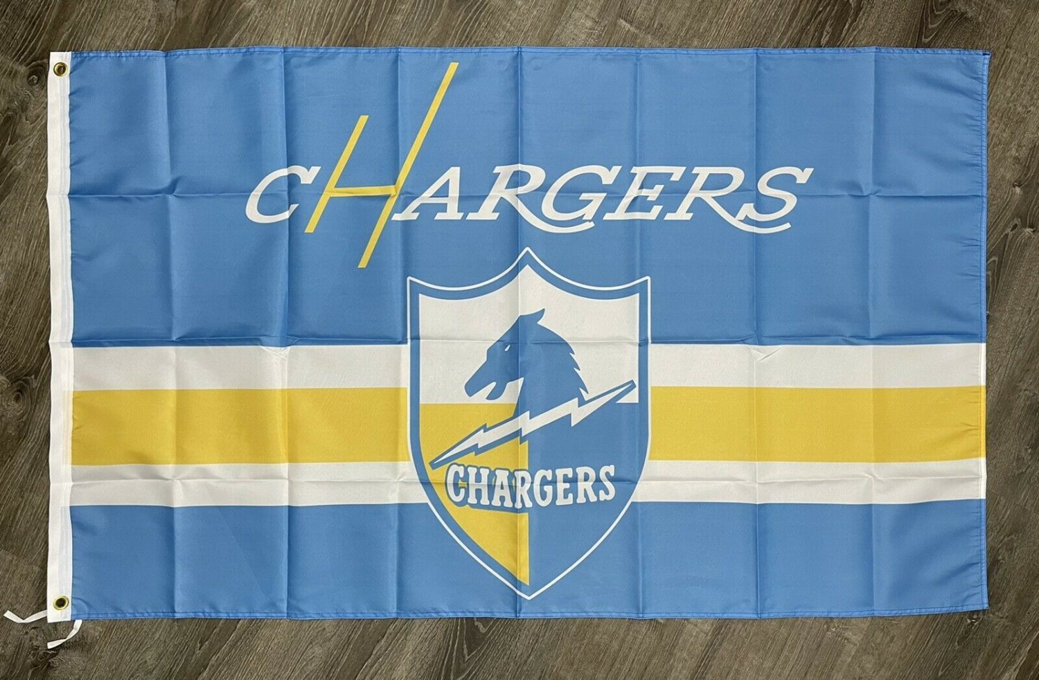 : Chargers Throwback Vintage Retro 3x5 Banner Flag