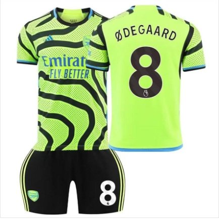 Arsenal ODEGAARD 2023 2024 Jersey Kids Away Children Soccer Shirt youth ...