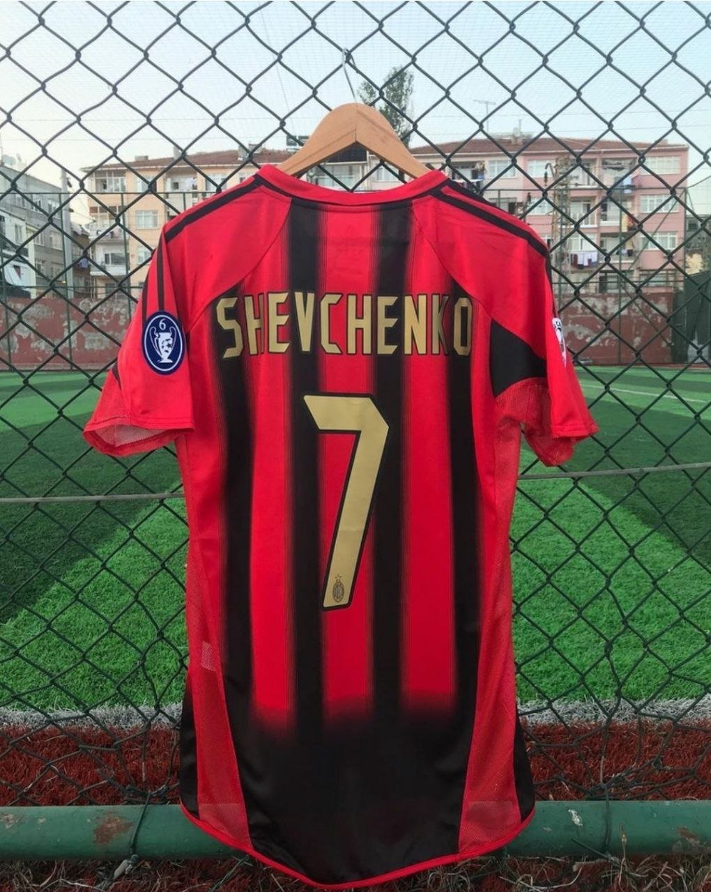 AC Milan 2004 05 Retro Jersey SHEVCHENKO 7 Home New Soccer Jersey AC Milan