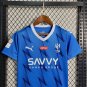 AL Hilal Jersey Kids 23 24 Home Neymar JR Soccer Shirt Kids Jersey AL Hilal
