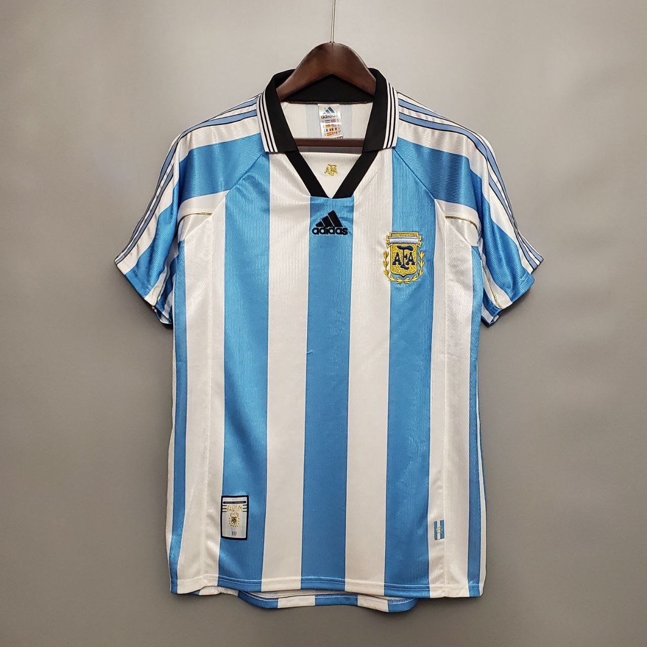 Argentina 1998 Retro Jersey Home New Soccer Jersey Retro