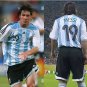 Argentina 2006 Retro Jersey MESSI 19 Home New Soccer Jersey