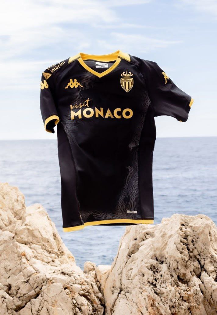 As Monaco 2023 2024 Jersey Away Men's Football Soccer Shirt Jersey 23 24