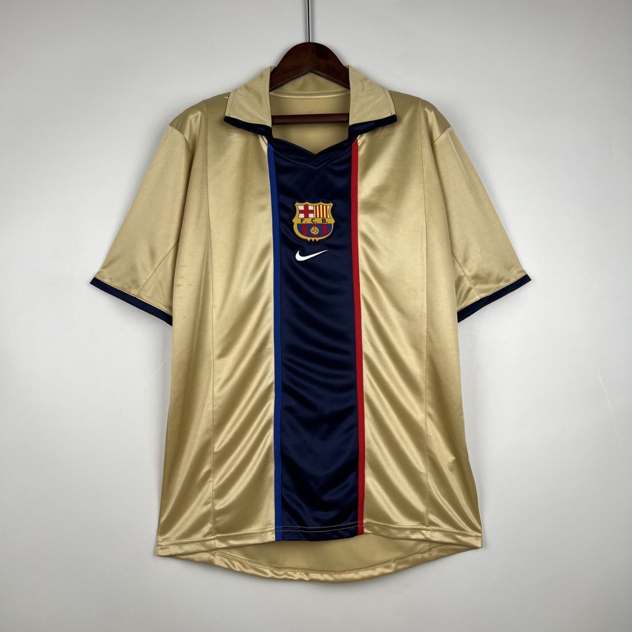 Barcelona 2002 Retro Jersey Away Soccer Jersey Barcelona