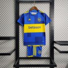 Boca Juniors 2023 2024 Jersey Kids Home children Soccer Shirt youth Jersey Kit