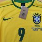 Brazil 1998 Retro Jersey RONALDO 9 Home New Soccer Jersey Brazil