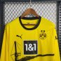 Dortmund Jersey 23 24 Home Long Sleeve Soccer Jersey