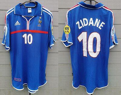 France 2000 Retro Jersey ZIDANE 10 Home New Soccer Jersey France