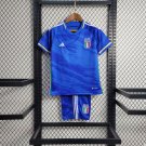Italy 2023 2024 Jersey Kids Home children Soccer Shirt youth Jersey Kit