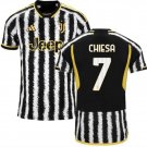 Juventus Jersey CHIESA 7 Home 23 24 New Soccer Jersey