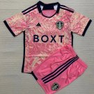 Leeds United Jersey Kids 23 24 Away Soccer Shirt Kids Jersey Leeds United