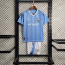 Manchester City 2023 2024 Jersey Kids Home children Soccer Shirt youth Jersey Kit