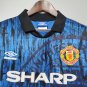 Manchester United 1992 93 Retro Jersey Away New Soccer Jersey M-U