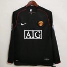 Manchester United 2007 08 Retro Jersey RONALDO 7 Away New Soccer Jersey 07 08