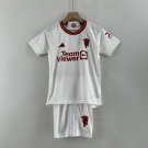 Manchester United 2023 2024 Jersey Kids Away children Soccer Shirt youth Jersey Kit