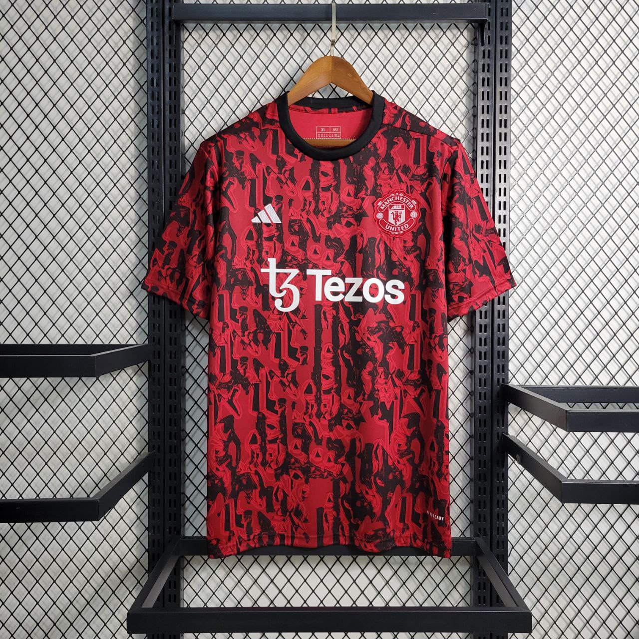 Manchester United Jersey 23 24 Training Suit Soccer Shirt Jersey M-U
