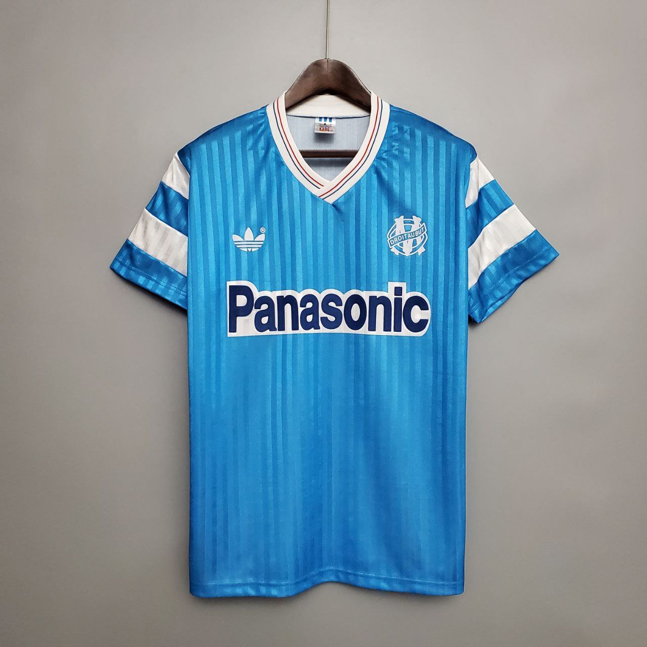 Marseille Retro 1990 Jersey Away Retro Shirt Soccer Men's