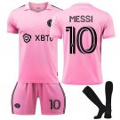 Miami Kids 23 24 Messi Home Soccer Shirt Kids Jersey