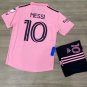 Miami Kids 23 24 Messi Home Soccer Shirt Kids Jersey