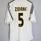 Real Madrid 03 04 Retro Jersey Zidane Away Soccer Jersey Real Madrid 2003 04