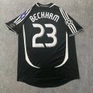 Real Madrid 06 07 Retro Jersey BECKHAM 23 Away New Soccer Jersey Real Madrid