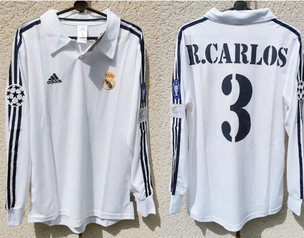 Real Madrid 2002 Retro Jersey Zidane 5 Home New Soccer Jersey Real Madrid
