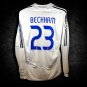 Real Madrid 2006 07 Retro Jersey BECKHAM 23 Home New Soccer Jersey 06 07