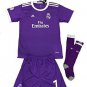 Real Madrid 2017 2018 Retro Kids Away Soccer Shirt Kids Raeal Madrid 17 18