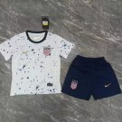 USA Jersey Kids Home 23 24 USA Soccer Shirt Kids Jersey