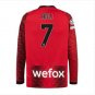 AC Milan 2324 ADLI 7 Jersey Home Football Soccer long sleeves Jersey AC Milan