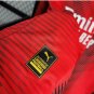 AC Milan 2324 ADLI 7 Jersey Home Football Soccer long sleeves Jersey AC Milan
