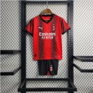 AC Milan 2324 CALABRIA 2 Jersey Kids Home Children Soccer Shirt youth Jersey Kit