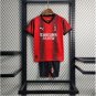 AC Milan 2324 GIROUD 9 Jersey Kids Home Children Soccer Shirt youth Jersey Kit