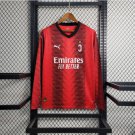 AC Milan 2324 KALULU 20 Jersey Home Football Soccer long sleeves Jersey AC Milan