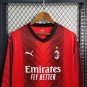 AC Milan 2324 KJAER 24 Jersey Home Football Soccer long sleeves Jersey AC Milan