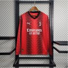 AC Milan 2324 LUKA 18 Jersey Home Football Soccer long sleeves Jersey AC Milan