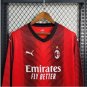 AC Milan 2324 LUKA 18 Jersey Home Football Soccer long sleeves Jersey AC Milan