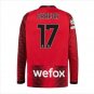 AC Milan 2324 OKAFOR 17 Jersey Home Football Soccer long sleeves Jersey AC Milan
