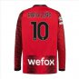 AC Milan 2324 RAFA LEAO 10 Jersey Home Football Soccer long sleeves Jersey AC Milan