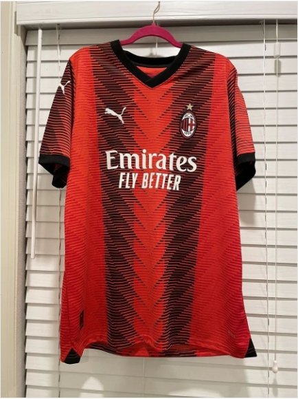 AC Milan 2324 RAFA LEAO 10 Jersey Home Shirt Soccer Jersey AC Milan