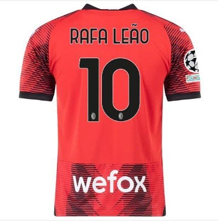 AC Milan 2324 RAFA LEAO 11 Jersey Home Football Shirt Jersey AC Milan