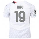 AC Milan 2324 THEO 19 Jersey Away Football Shirt sleeves Jersey AC Milan