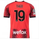 AC Milan 2324 THEO 19 Jersey Home Football Shirt Jersey AC Milan