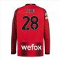 AC Milan 2324 THIAW 28 Jersey Home Football Soccer long sleeves Jersey AC Milan