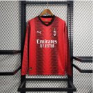 AC Milan 2324 TOMORI 23 Jersey Home Football Soccer long sleeves Jersey AC Milan