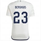 Ajax 2324 BERGHUIS 23 Jersey Away Football Soccer Shirt Jersey Ajax