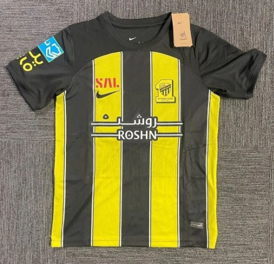 AL-Ittihad 2324 BENZEMA Jersey Home Soccer Jersey 2324 AL Ittihad