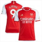 Arsenal 2324 G.JESUS 9 Jersey Home Football Soccer Shirt Jersey 2324 Arsenal